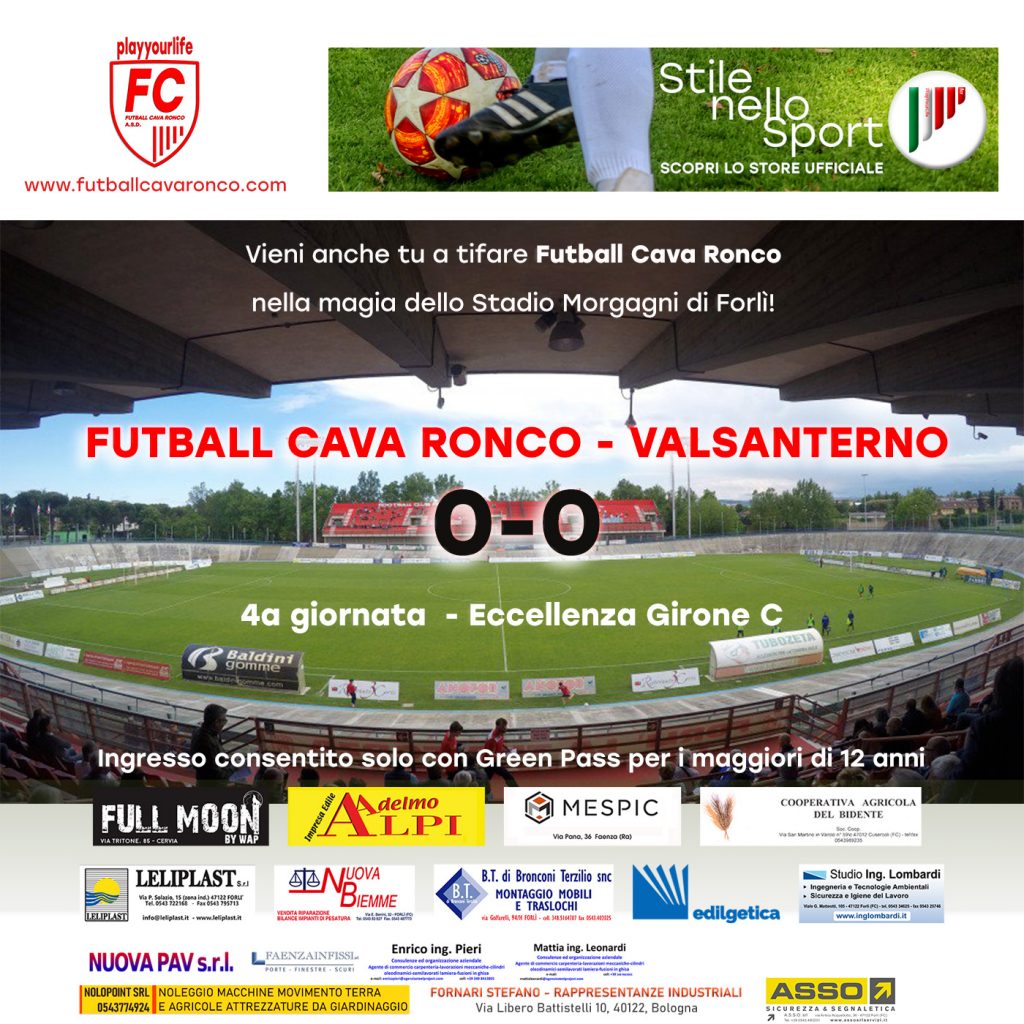 Futball Cava Ronco - Valsanterno 0-0